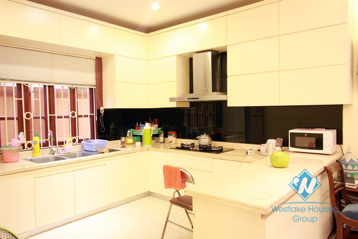 A charming house with large courtyard around for rent in Tay Ho area, Hanoi.